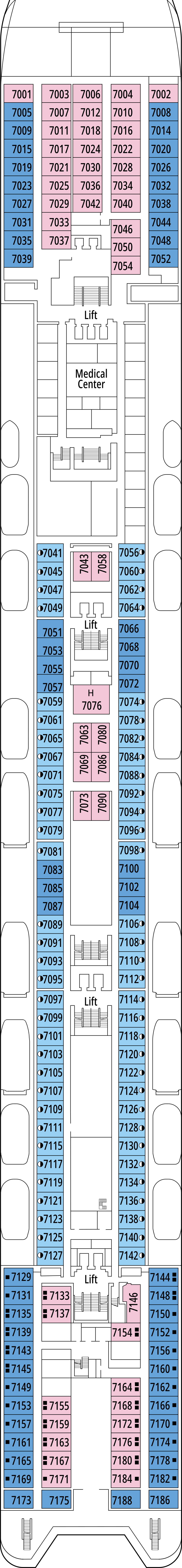 MSC Armonia - Deck 7 - Topazio
