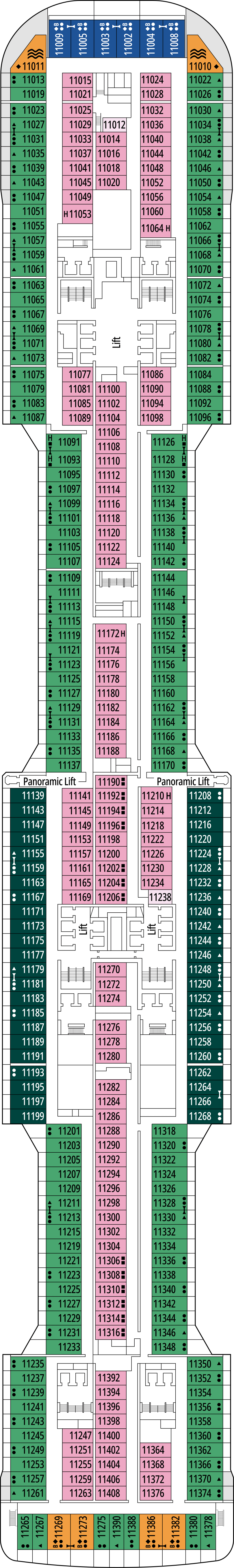 MSC Bellissima Deck 11 - Bellissima