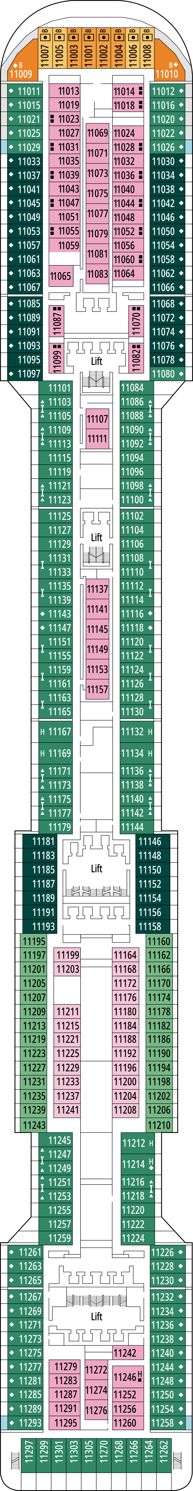 MSC Divina - Deck 11 - Iride