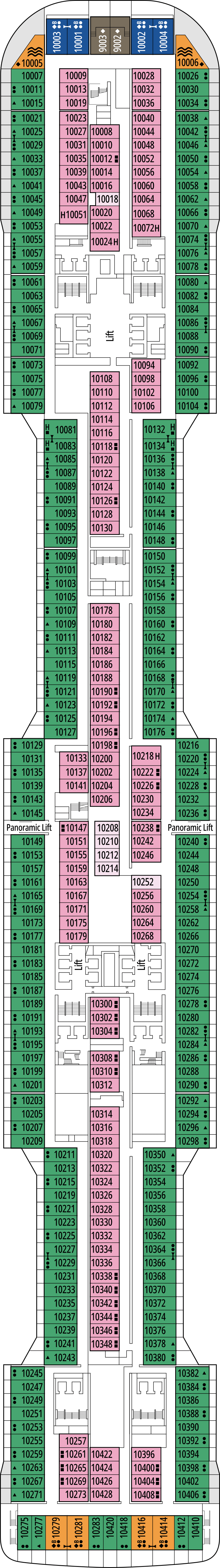 MSC Virtuosa Deck 10 - Gershwin